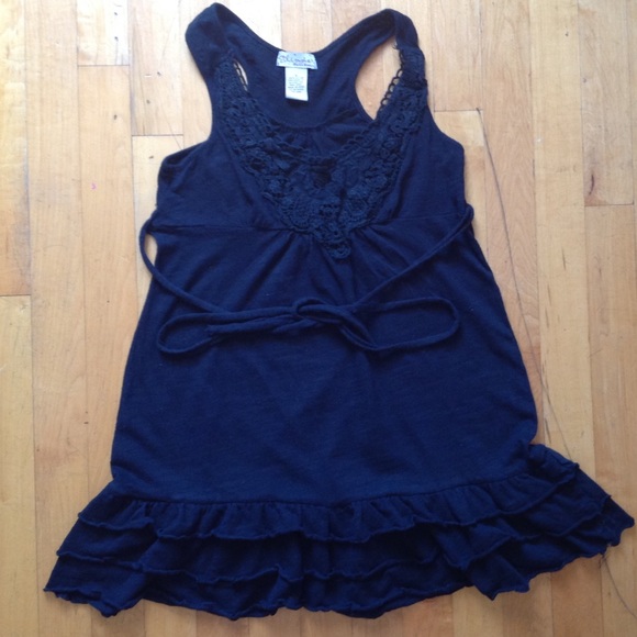 Bathing Suit Crotchet Coverall Racer Back Sz Small - Picture 2 of 8